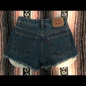 Women’s Levi’s 550 Highrise Darkwash Denim Shorts